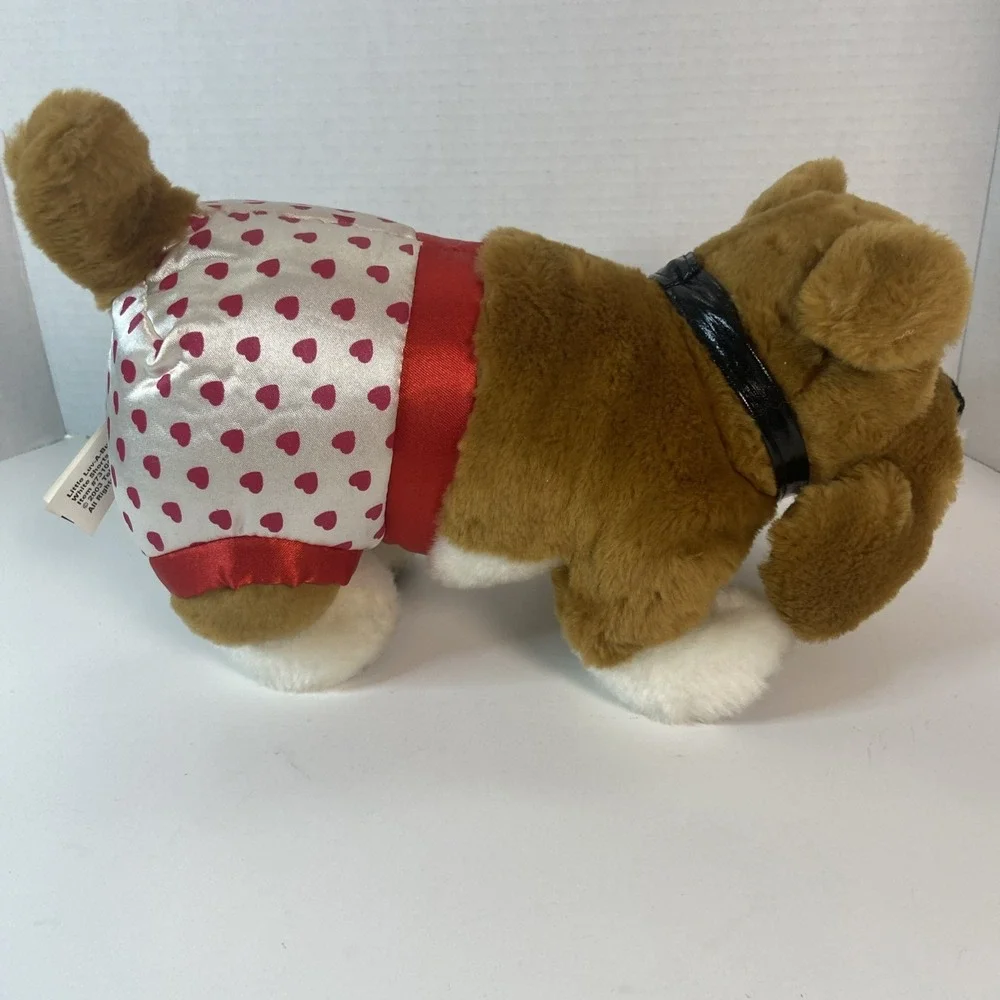 Vtg 2003 Tekky Toys Luv a Bulldog Plush Dog Puppy Sings Lovesick Blues & Wiggles